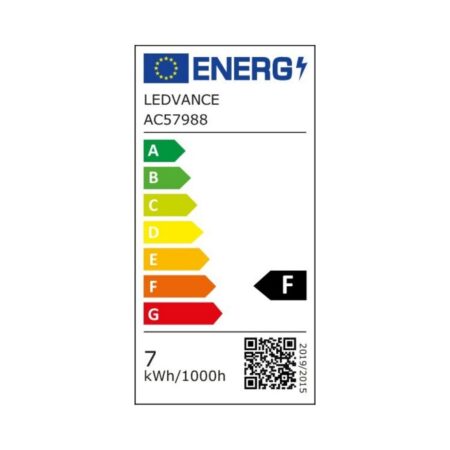 PAR16 80120 DIM 7W/930 GU10 650lm
LEEDLAMP Par 16 energiamärgis F